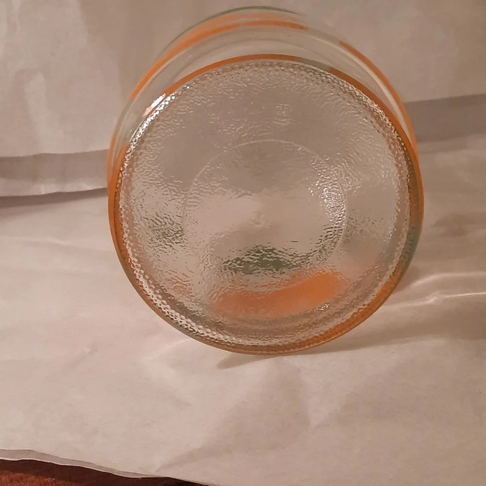 Vintage Glasswear Orange juice or jar